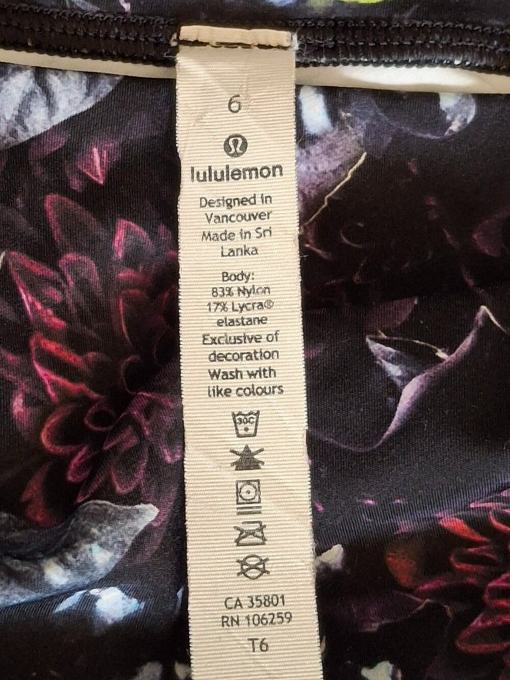 Lululemon Wunder Under In Bloom Ombre High Rise Leggings Yoga Pants - Picture 5 of 10